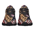thumbnail image 5 of German Shepherd American flag Shoes Sneakers Black Size 8, 5 of 7