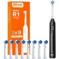 thumbnail image 1 of Cepillo de dientes eléctrico Bitvae R1, giratorio con 8 cabezales, 60 días, 1 of 8