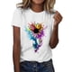 thumbnail image 1 of Gibobby Camisetas Mujer Manga Corta Camiseta manga corta con cuello redondo y estampado casual simple para mujer(Caqui,XL), 1 of 4