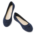 thumbnail image 3 of Veittes Women's Wide Width Flats Shoes - Round Toe Bow Comfortable Casual Ballet Shoes., 3 of 8
