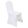thumbnail image 3 of Funda elástica para silla de color rojo y blanco para banquetes de hotel, funda para silla de hotel, todo incluido, a prueba de polvo, funda para taburete de una pieza para bodas, funda para silla, 3 of 4