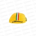 thumbnail image 5 of Cycling Cap - Vintage - Clement - 65% polyester, 35% cotton - Yellow - Made in Italy, 5 of 5