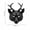 Gold, variant on Halloween Mask Vintage Sika Deer Mask with Sculpted Antlers,4 Colors Soft PU Leather Cosplay Mask,Costume Prop for Carnival Halloween Party Supplies Halloween Decorations