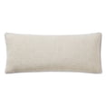 thumbnail image 4 of My Texas House Kris 12" x 28" Ivory Snowflake Cotton Decorative Pillow Cover, 4 of 6