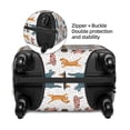 thumbnail image 4 of Daiia Dogs Pug Luggage Cover, Thickened Washable Travel Luggage Covers, Elastic Unique Baggage Covers for 18-20 inch Luggage-Medium, 4 of 9
