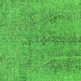 thumbnail image 1 of Ahgly Company Indoor Square Oriental Green Industrial Area Rugs, 7' Square, 1 of 4