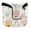 Pastel Hand Drawn Flower, variant on Haosy Sketches Numbers and Character Golf Mallet Putter Cover Strong Magnetic Leather Golf Club Headcover Closure