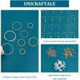 thumbnail image 5 of 2 Colors DIY Earring Kits Include 48Pcs Stainless Steel Linking Rings 48Pcs Earring Hooks and 40Pcs Ear Nuts with 100Pcs Jump Rings Golden Stainless Steel Color, 5 of 6