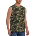 thumbnail image 2 of Daiia Camouflage Skulls Printed Men's Tank Tops,Casual Soft Sleeveless Gym Muscle Shirts Bodybuilding Tee-Large, 2 of 8