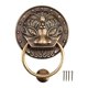 thumbnail image 1 of Aldaba de puerta decorativa con forma de cabeza de león, resistente, estilo retro 5 pulgadas, 1 of 9