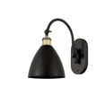 thumbnail image 2 of Innovations Lighting 518-1W-SG-MBD-75-SG Bristol Glass 14" Tall Wall Sconce - Gold, 2 of 5