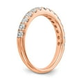 thumbnail image 6 of Solid 14k Rose Gold Engagement Lab Grown Diamond Wedding Band Ring Size 6.5 (.7 cttw.), 6 of 7