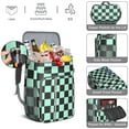 thumbnail image 2 of Vintage Checkered Cooler Backpack - 20L Insulated Soft Cooler Bag with Long-Lasting Cold Retention for Camping, 2 of 5