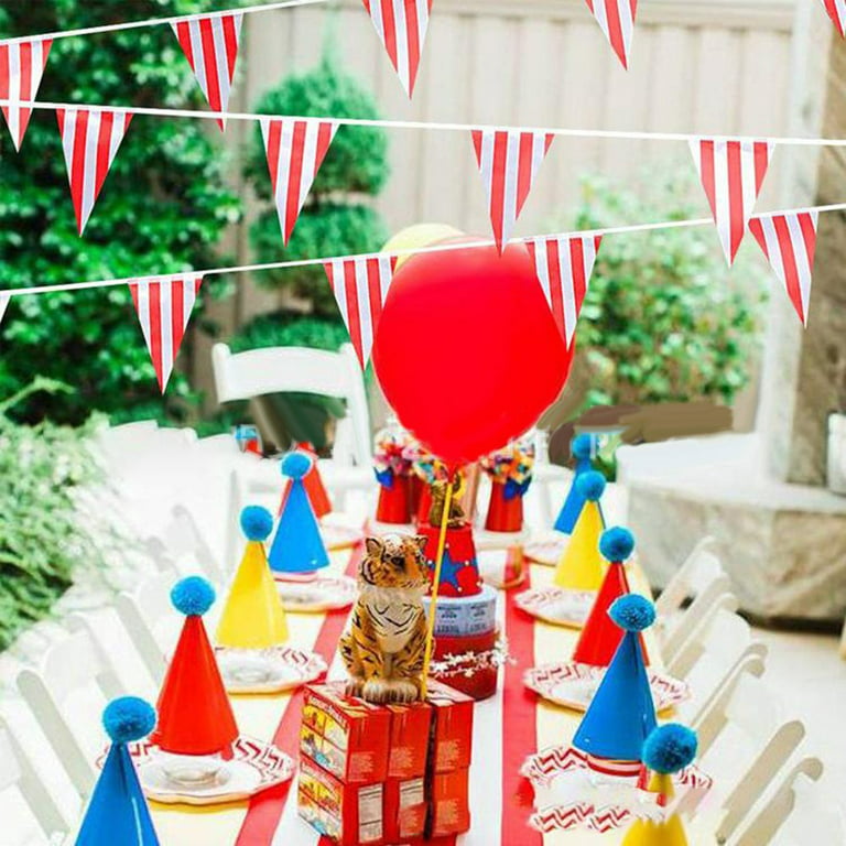 CIRCUS CARNIVAL Birthday Tableware Range Party Balloons Banners Decorations