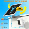 thumbnail image 2 of Cargador de Panel Solar 7W para Ring Stick Up Cam, Spotlight Cam, 2 of 8