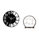 thumbnail image 5 of Reloj de pared grande,Reloj de pared acrílico silencioso moderno,Reloj de pared grande de oficina,silencioso,fácil de leer y sencillo.,Expositor de artesanías,Expositor de madera para, 5 of 8