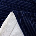 Exclusivo Mezcla Queen Size Sherpa Fleece Bed Blanket, Ultra Soft and
