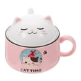 thumbnail image 2 of Decorative Cartoon Bowl Instant Noddles Container Multi-Purpose Ceramic Bowl, 2 of 8