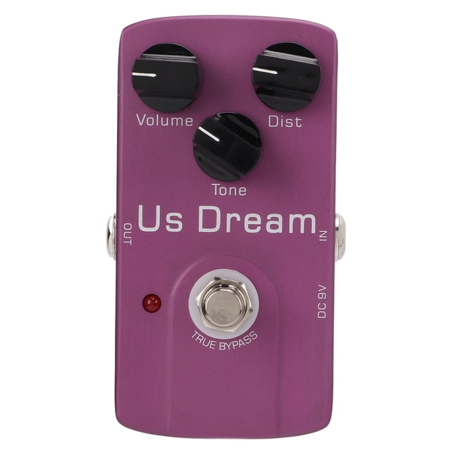 Efecto monobloque de guitarra, efecto de distorsión, tubo analógico, pedal de distorsión de metal, efecto de distorsión diseñado para profesionales Jadeshay A