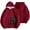 Red, variant on NinXxx Women's Winter Lined Hoodie Streetwear Sweatshirt Cold Weather Grey L