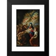 thumbnail image 2 of Gaspare Traversi 17x24 Black Modern Framed Museum Art Print Titled - Adoration of the Shepherds, 2 of 5