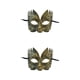 thumbnail image 1 of Jumpingount Envolturas de media cara antiguo decorativo oculto gótico baile tallado accesorios bola fiesta baile decoración Halloween oro antiguo 2piezas Jumpingount CBP251771, 1 of 6