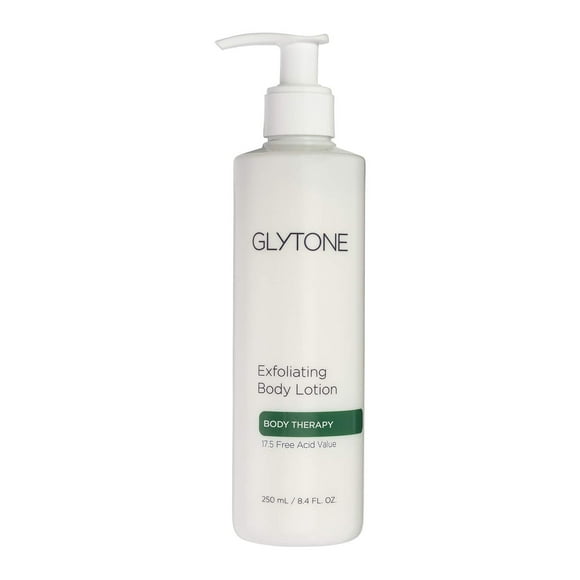 Glytone Exfoliating Body Lotion for Dry Skin, 17.5% PFAV Glycolic Acid Moisturizing Lotion, Reduce Keratosis Pilaris Bump, Fragrance Free Body Exfoliant, Revitalizing skin moist