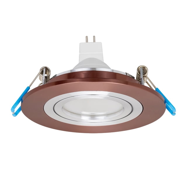 Estevez Luminario LED LUXE Empotrable Dirigible 3W 3000K Chocolate Ø100mm con Lámpara Incluida