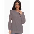thumbnail image 3 of Women's Long Sleeve Knitted Crew Neck T-shirt, 3 of 6