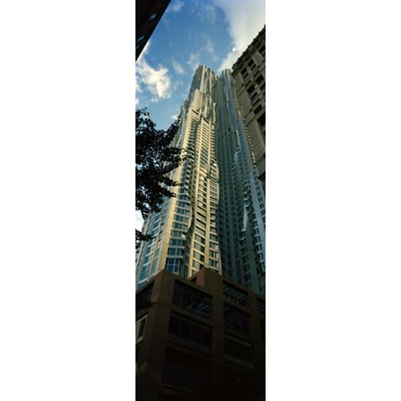 Low angle view of an apartment Wall Street Lower Manhattan Manhattan New York City New York State USA Canvas Art - Panoramic Images (18 x