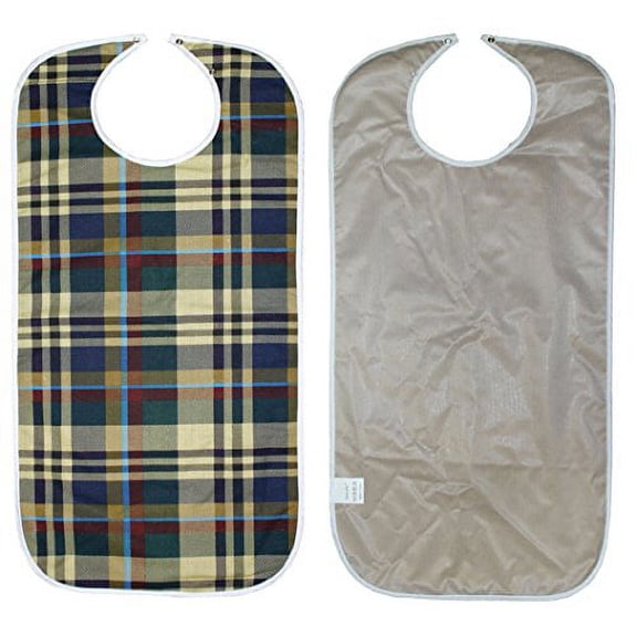 Cotton Flannel Adult Bib (3 pack)