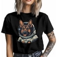 thumbnail image 3 of Mens T Shirts Dog with Space Suit Short Sleeve Casual Men's Tee Tops Graphic T-Shirts for Teen Boys/Men, 3 of 8