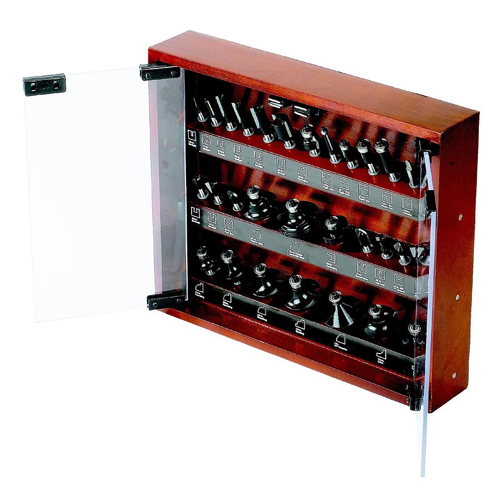 Craftsman Router Bit Set 30 pc. Carbride Tip Cutting Edges Organizer
