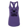 thumbnail image 2 of Wild Bobby, Family Tradition Buck Hunting, Hunting, Women Racerback Tank Top, Purple Rush, Medium, 2 of 4