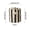 Black, variant on European Vintage Striped Ceramic Coffee Cup 300ml Light Brown 1 Count