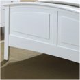 thumbnail image 4 of Modern White Upholstered Queen Bed Frame, Platform Bed with Wood Slats & Headboard, No Box Spring, Easy to Assemble, 4 of 5