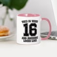 thumbnail image 3 of CafePress - This Is What 16 And Awesome Look - 11 oz Ceramic Mug - Novelty Coffee Tea Cup, 3 of 4