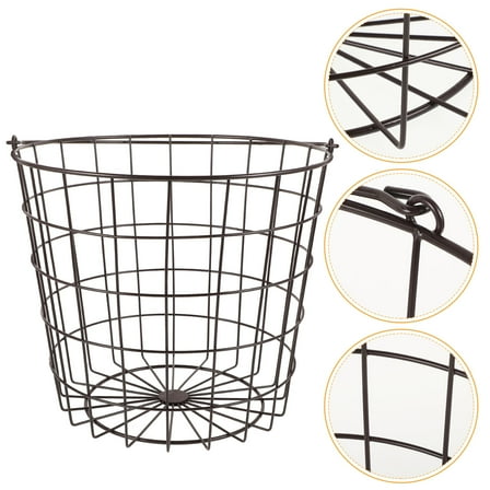 Moluckfu Towel Storage Iron Wire Basket for Organizing Bathroom Use 1Pack