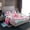 Blue Pink, variant on Feelyou Kawaii Cartoon Axolotl Full Size Sheets, Black Pink Bed Sheets, Japanese Cherry Blossoms Sheet Sets, Luxury Bedroom Decor, 4 Pieces