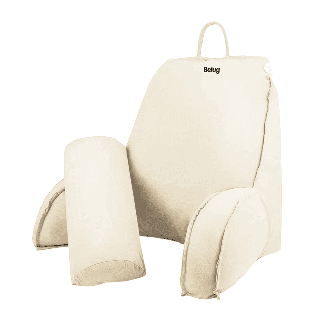 Almohada De Cojin Belug Respaldo Beige