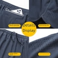 thumbnail image 4 of Pantalones cortos deportivos para hombre, para correr, maratón, atletismo, holgados, de tres puntos, de secado rápido, con forro, anti-running, de doble capa, para fitness, 4 of 6