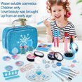 thumbnail image 5 of Girl Makeup Toy Set Washable Makeup Set Toy, Real Little Girl Makeup Box, Pretend To Play MakeupBeauty Set Birthday Toy Gift Children Over 4 Years Old 55ml Toy, 5 of 6