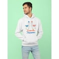 thumbnail image 2 of Friends Forever Llamas Hoodie Men -SPIdeals Designs, Male 4X-Large, 2 of 4