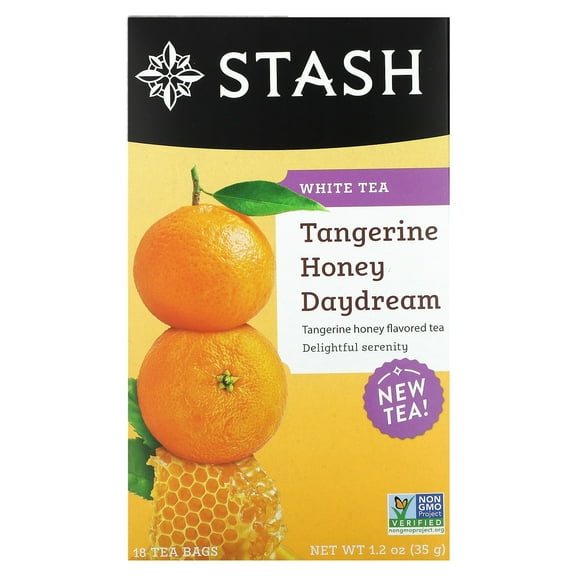 Stash Tea White Tea, Tangerine Honey Daydream , 18 Tea Bags, 1.2 oz (35 g)