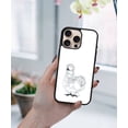 thumbnail image 5 of WIRESTER Shockproof Soft Rubber Cover Case for Apple iPhone 16 Pro Max 6.9" 2024, White Silkie Chicken, 5 of 5