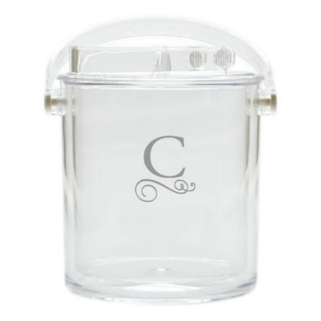 

Carved Solutions Acrylic Insulated Ice Bucket With Tongs-Pi-Flourish-M