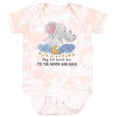 thumbnail image 3 of Inktastic My Titi Loves Me to the Moon and Back Elephant Family Boys or Girls Baby Bodysuit, 3 of 5