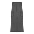 thumbnail image 4 of Hessimy Boys And Toddlers' Uniform Straight-Fit Flat-Front Chino Khaki Pants (Grey,13-14 Years), 4 of 6