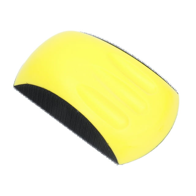 Bloque de lijado con gancho y bucle, bloque de lijado manual, almohadilla de pulido de espuma de nailon con forma de ratón, bloque de lijado manual, rendimiento potente