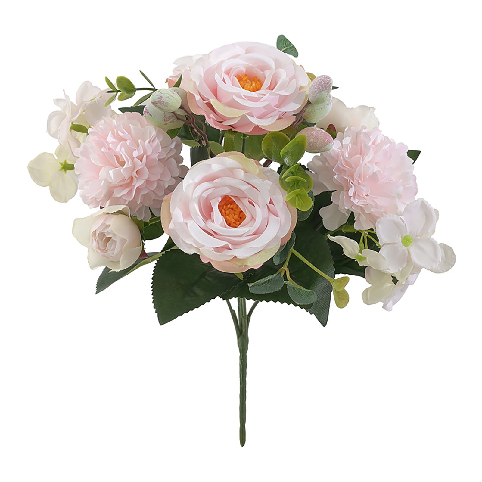 1 Bouquet Artificial Flowers Delicate DIY Weatherresistant Elegant Artificial Rose Flowers